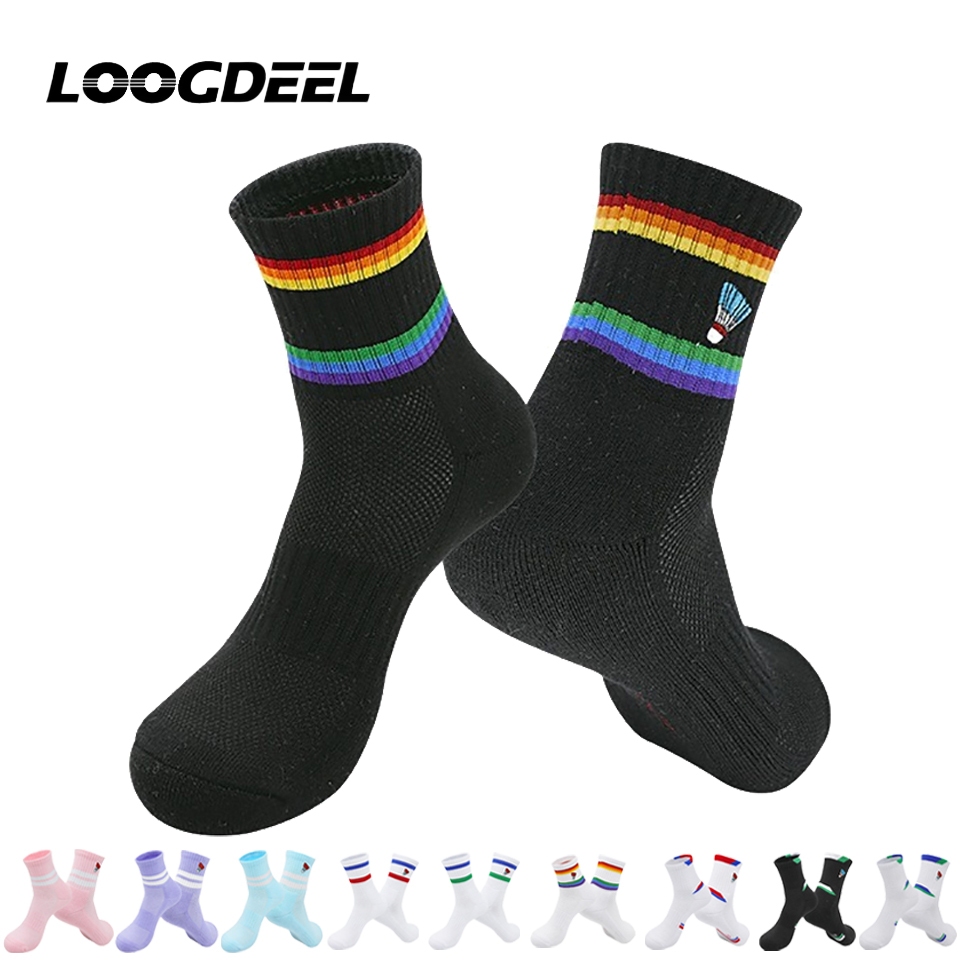 Ankle Support Badminton - Loogdeel Cotton Non-slip Breathable Terry Sole