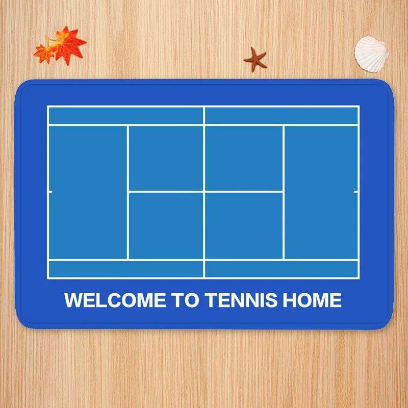 Sports Theme Carpet Mat Tennis - Badminton Umpire recension och pris