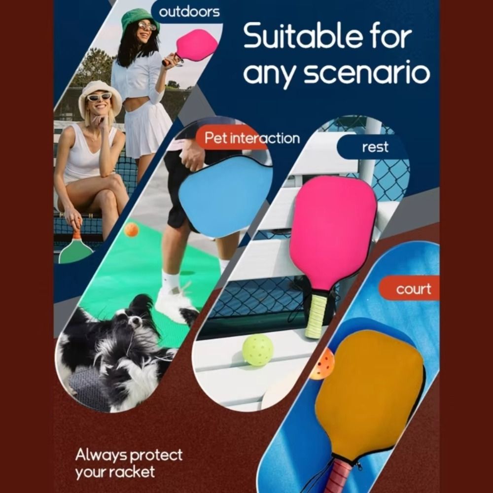 Soft Neoprene Pickleball Racke - Racket Cover Bag recension och pris