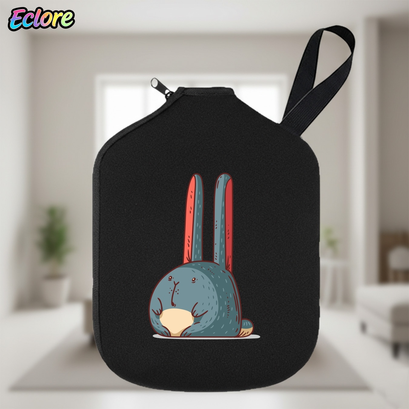 Cute Rabbit Pickleball Paddle  - Racket Cover Bag recension och pris