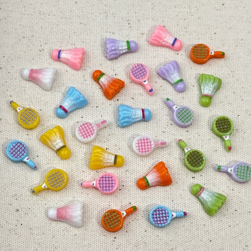 20pcs 3D Mini Cartoon Simulate - Badminton Minion recension och pris