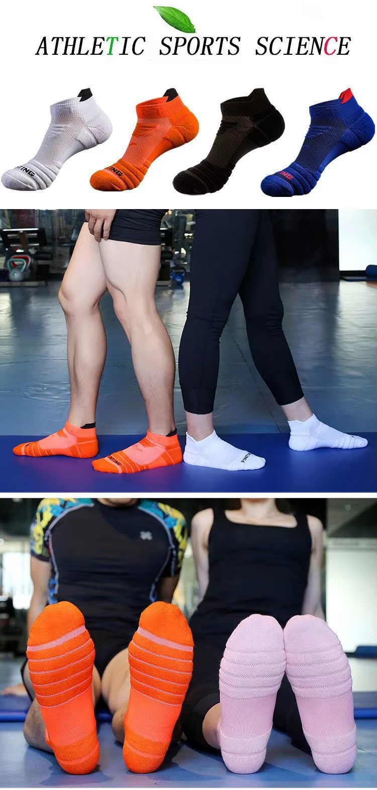 Sports Socks Men's Running Pro - Ankle Support Badminton recension och pris