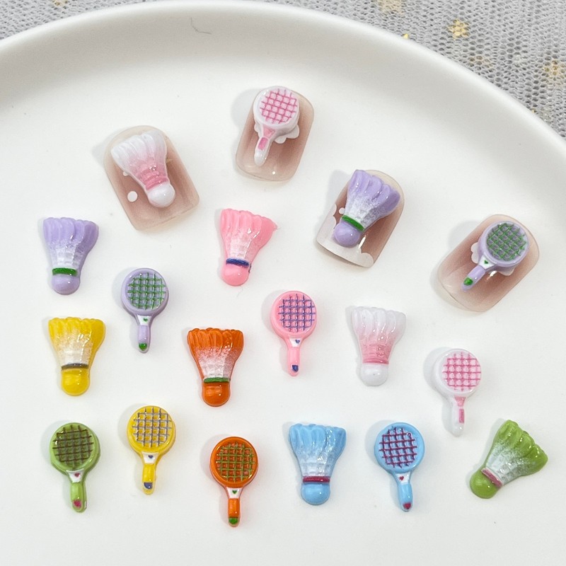 20pcs 3D Mini Cartoon Simulate - Badminton Minion recension och pris