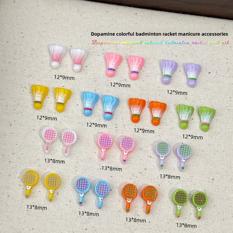 20pcs 3D Mini Cartoon Simulate - Badminton Minion recension och pris